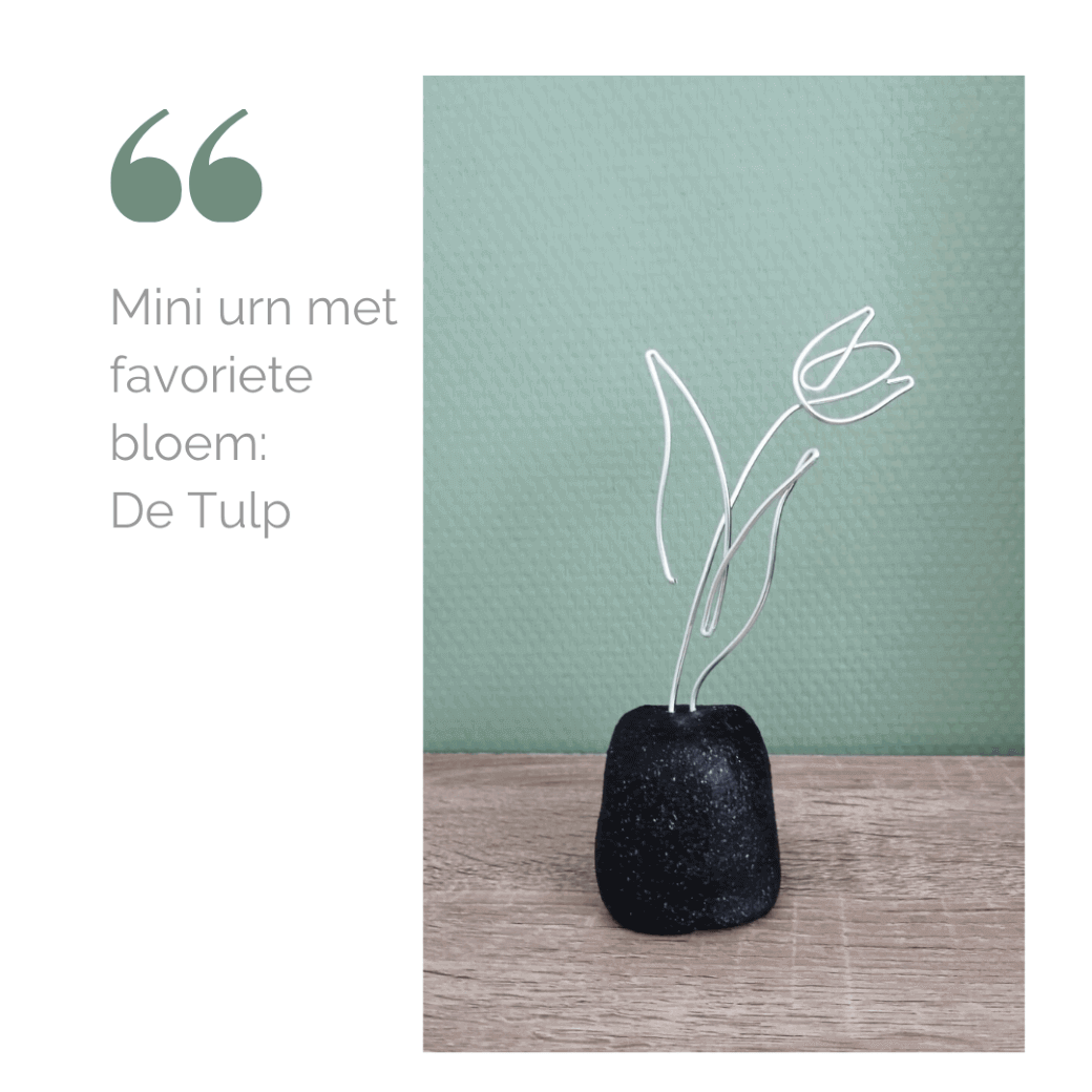 Urn-for-home-tulip-black