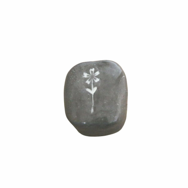 Urn steen met bloem - Lalief